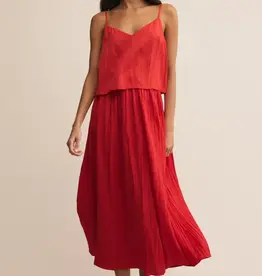 Z Supply Nicoline Crinkle Midi Skirt
