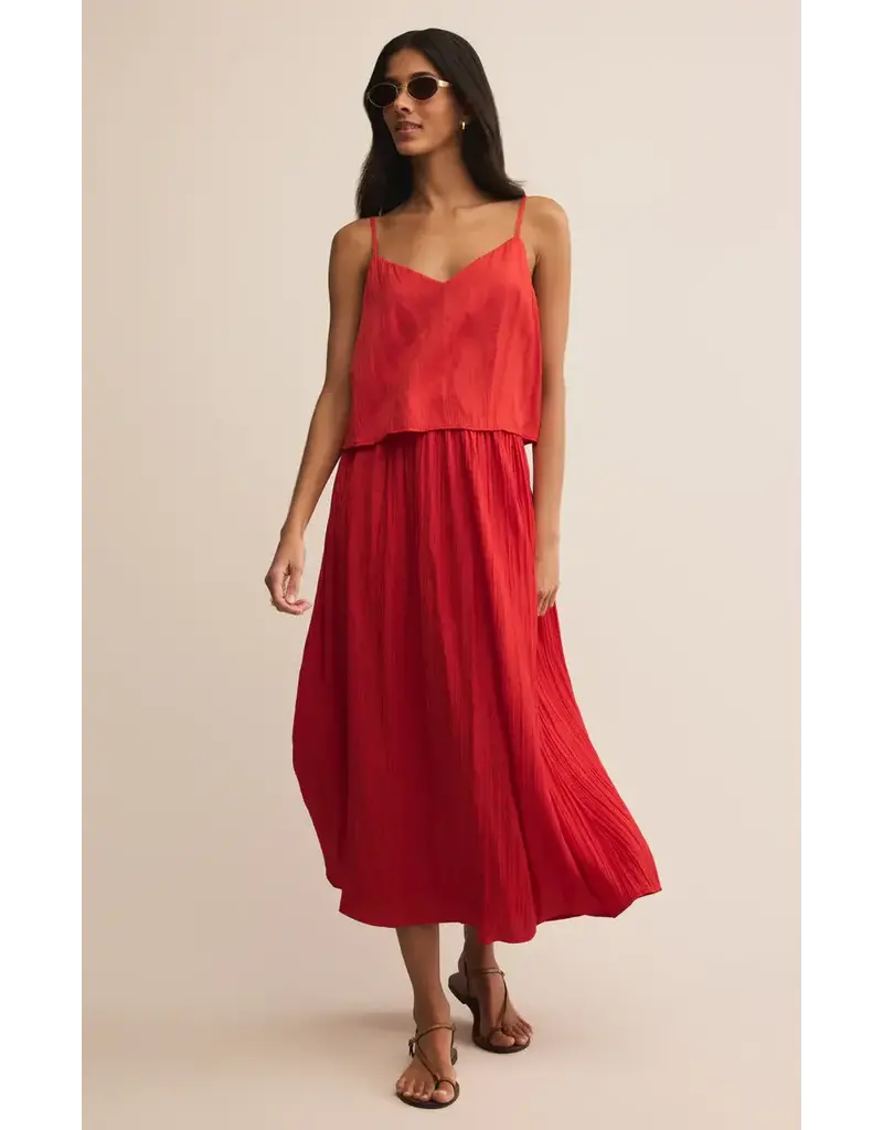 Z Supply Nicoline Crinkle Midi Skirt