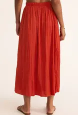 Z Supply Nicoline Crinkle Midi Skirt