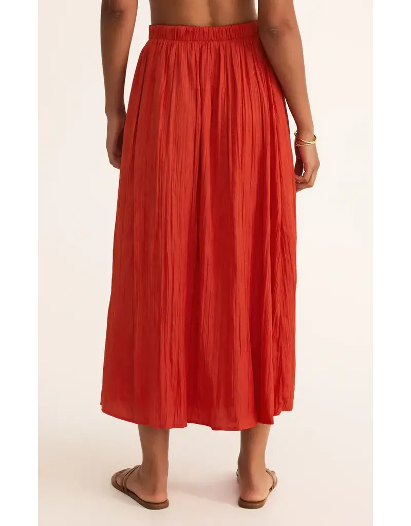 Z Supply Nicoline Crinkle Midi Skirt