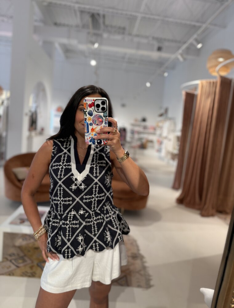 Entro Embroidered Tank