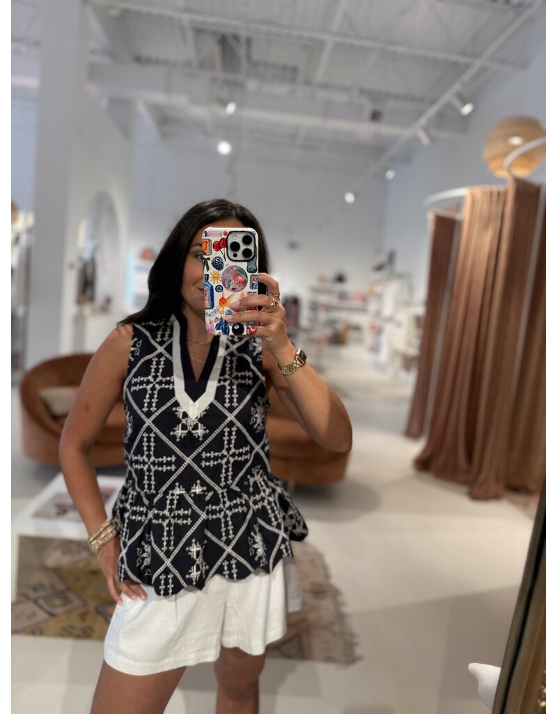 Entro Embroidered Tank