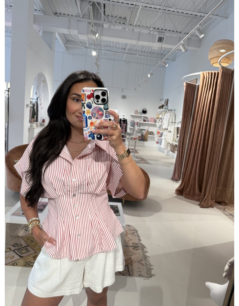 Entro Striped Blouse