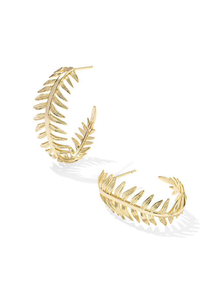 Kendra Scott Kayla Hoop Earring Gold Metal
