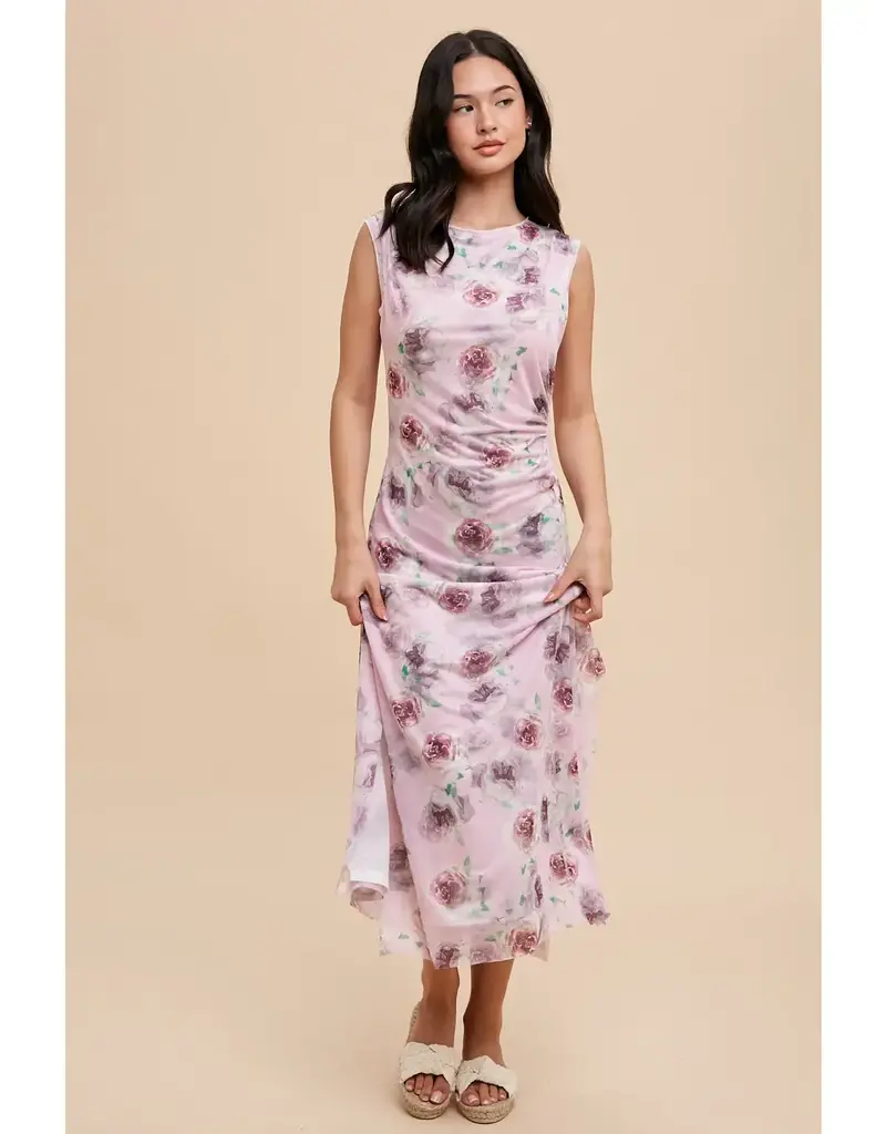 IL Barlow Mesh Midi Dress