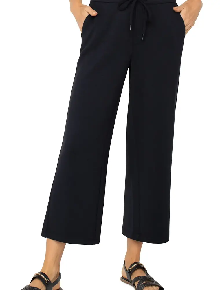 Liverpool Pull on Wide Leg Crop
