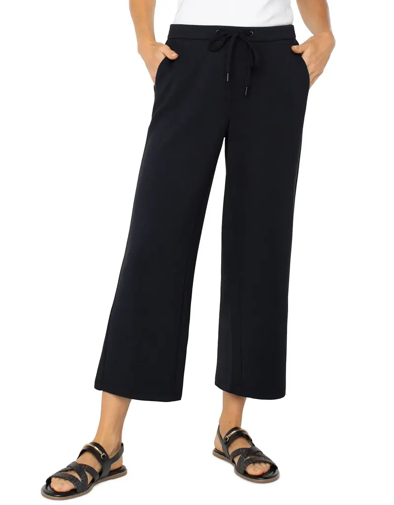 Liverpool Pull on Wide Leg Crop