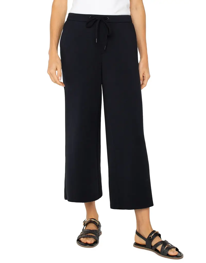 Liverpool Pull on Wide Leg Crop