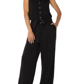 Liverpool Sleeveless Wide Leg Jumpsuit