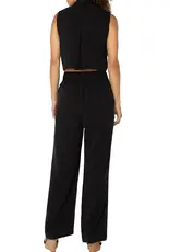 Liverpool Sleeveless Wide Leg Jumpsuit