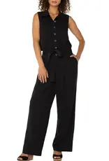Liverpool Sleeveless Wide Leg Jumpsuit