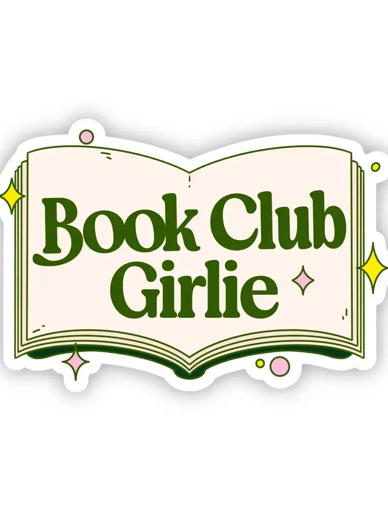 big moods Book Club Girlie Sticker