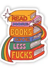 big moods Read More Books Give Less Fucks Sticker