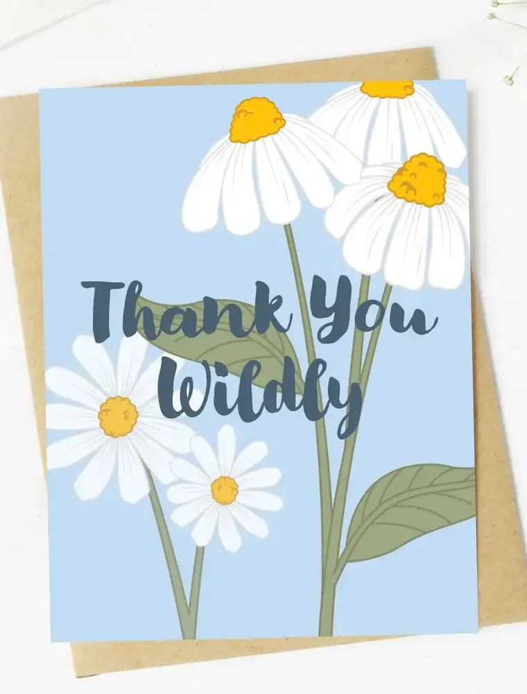 big moods Thank You Wildly Greeting Card