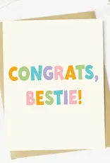 Congrats Bestie Greeting Card