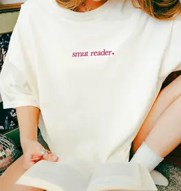 p e t i t r u e Embroidered Bookish Smut Reader T-Shirt