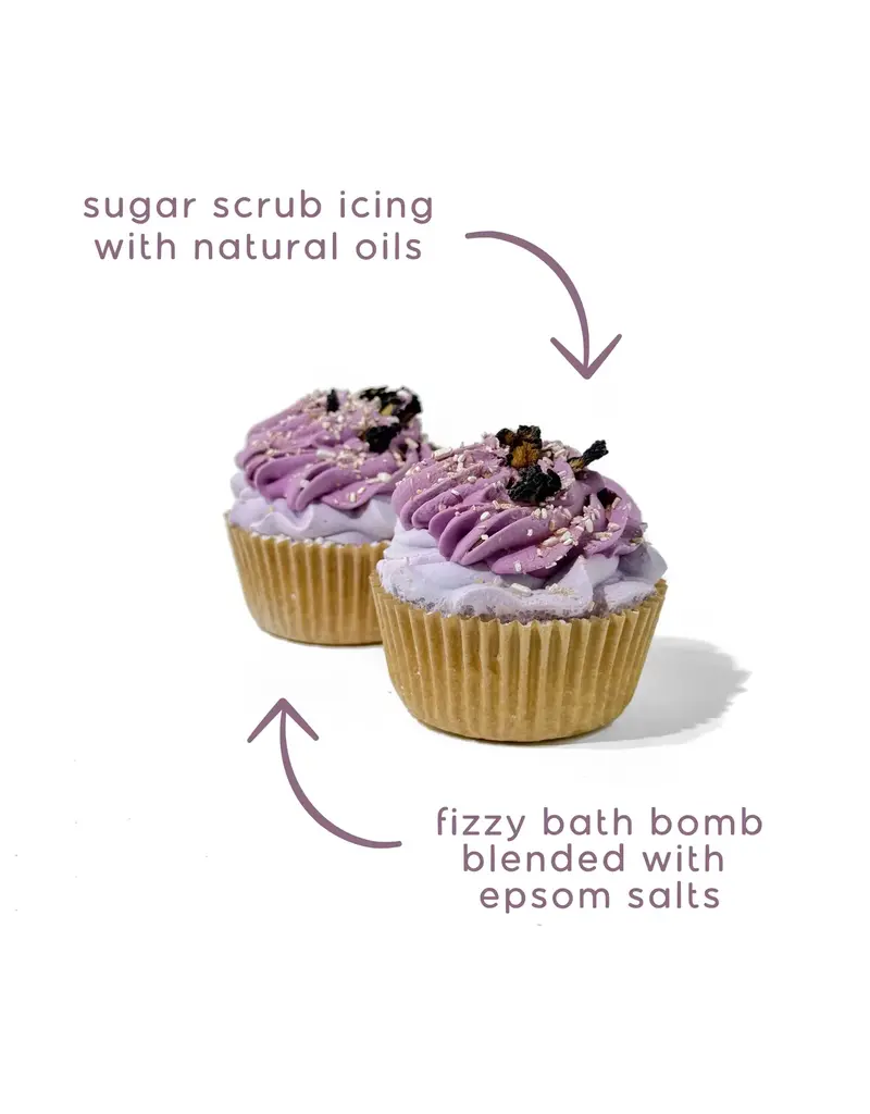 Sow the Magic Lavender Mint Cupcake Bath Bomb