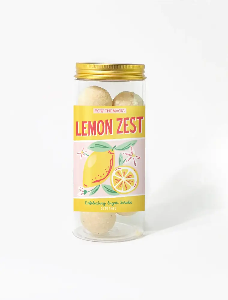 Sow the Magic Lemon Zest Exfoliating Sugar Scrub