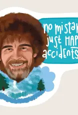 Cocollama Design Funny Bob Ross Sticker