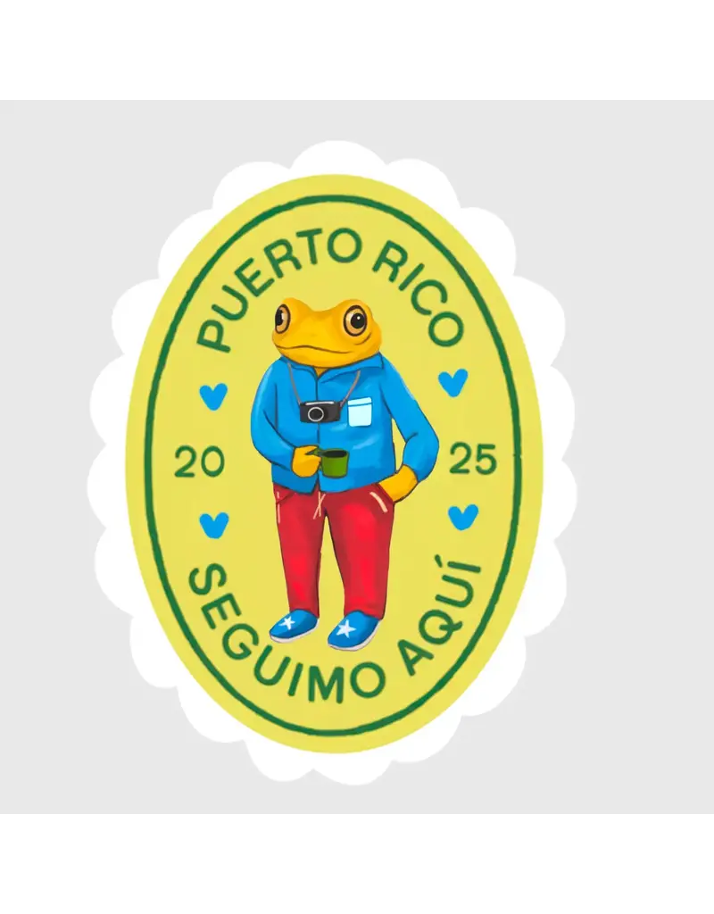 Cocollama Design Concho the frog sticker