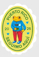 Cocollama Design Concho the frog sticker