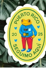 Cocollama Design Concho the frog sticker