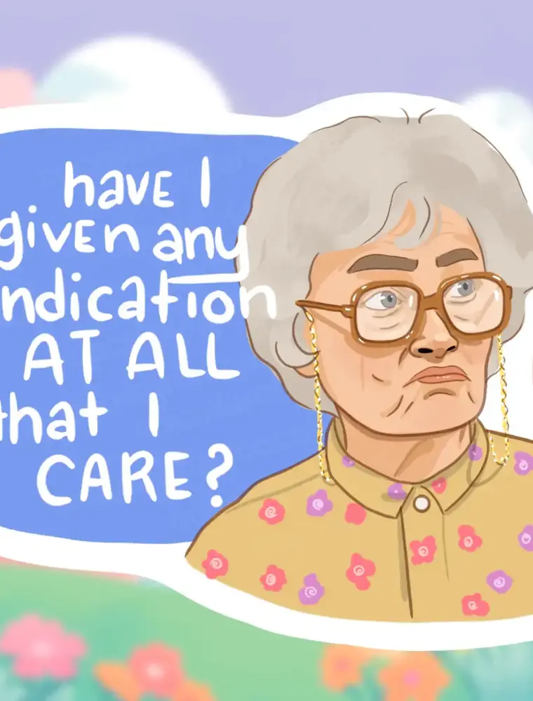 Cocollama Design Golden Girls Sophia Sticker