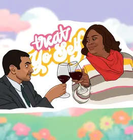 Cocollama Design Treat Yoself -Parks & Rec Sticker