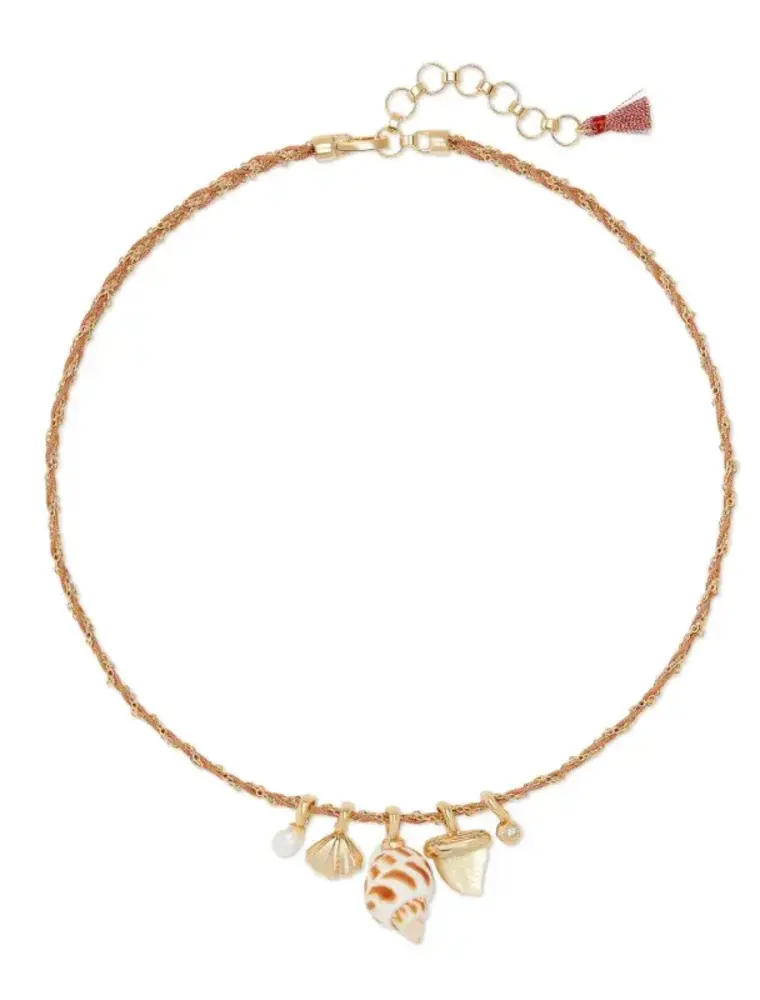 Kendra Scott Oleana Gold Charm Necklace