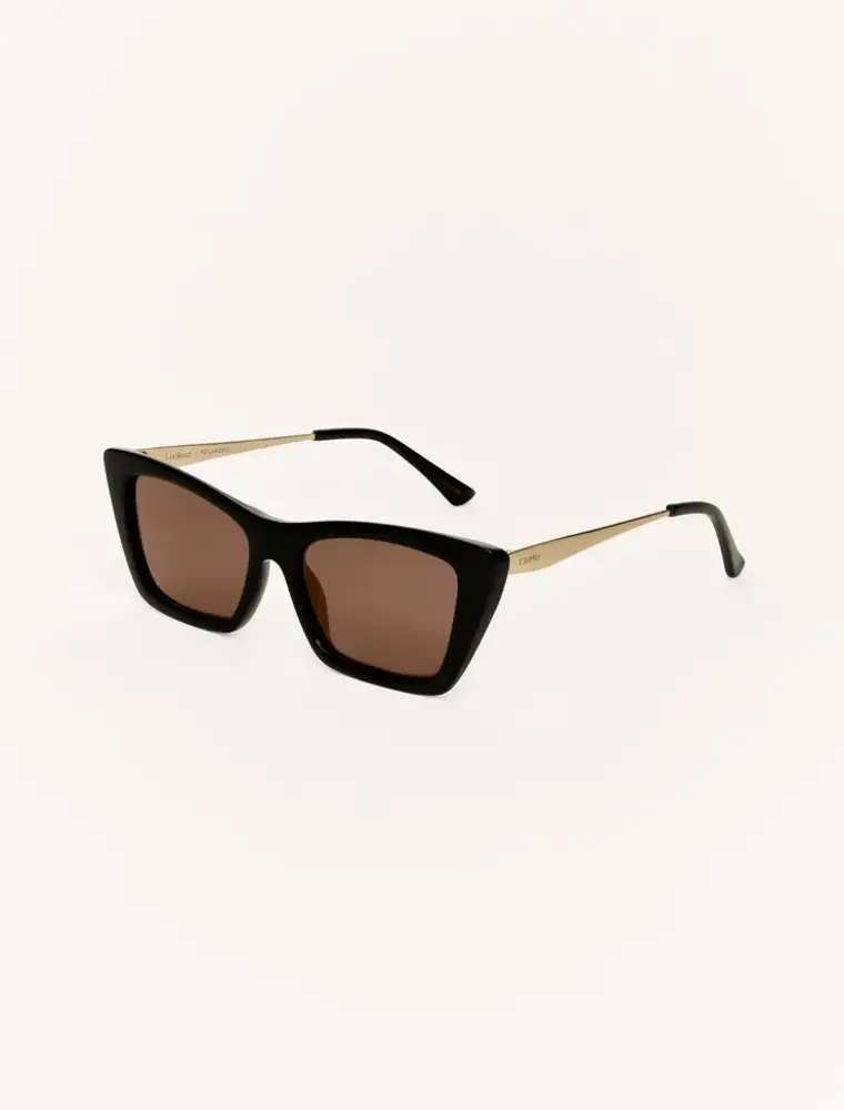 Z Supply Lookout Polished Black-Brown Polarized