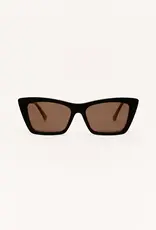 Z Supply Lookout Polished Black-Brown Polarized