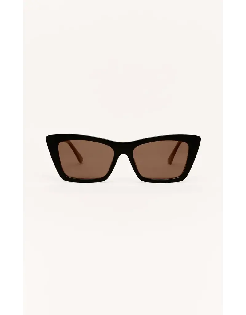 Z Supply Lookout Polished Black-Brown Polarized