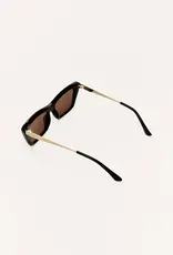 Z Supply Lookout Polished Black-Brown Polarized