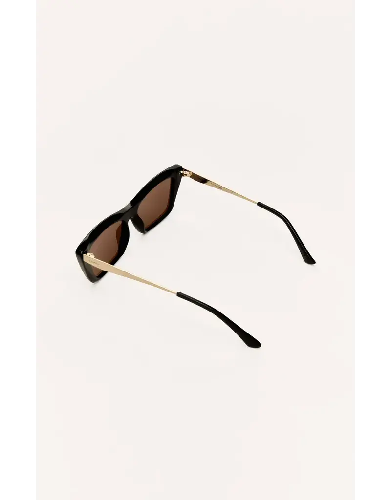 Z Supply Lookout Polished Black-Brown Polarized
