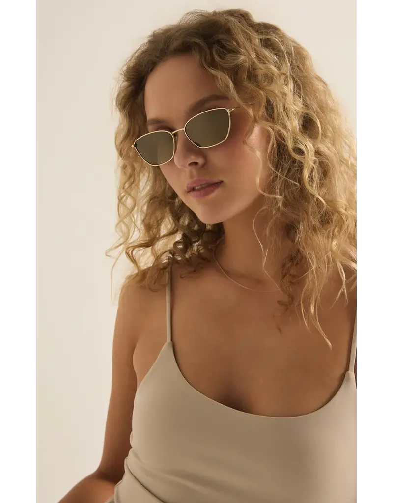 Z Supply Catwalk Gold- Bronze Polarized Sunglasses