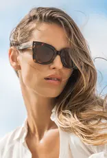 Z Supply Confidential Brown Tortoise - Brown Polar Sunglasses