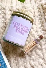 Palm Creative Cozy Girl Reading Time Candle 7oz.