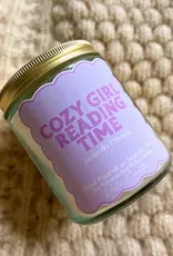 Palm Creative Cozy Girl Reading Time Candle 7oz.