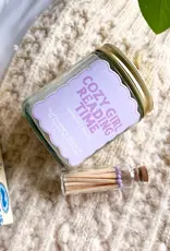 Palm Creative Cozy Girl Reading Time Candle 7oz.