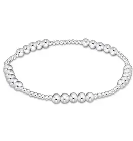 ENEWTON Classic Blissful Pattern 2mm with 4mm Sterling Bracelet