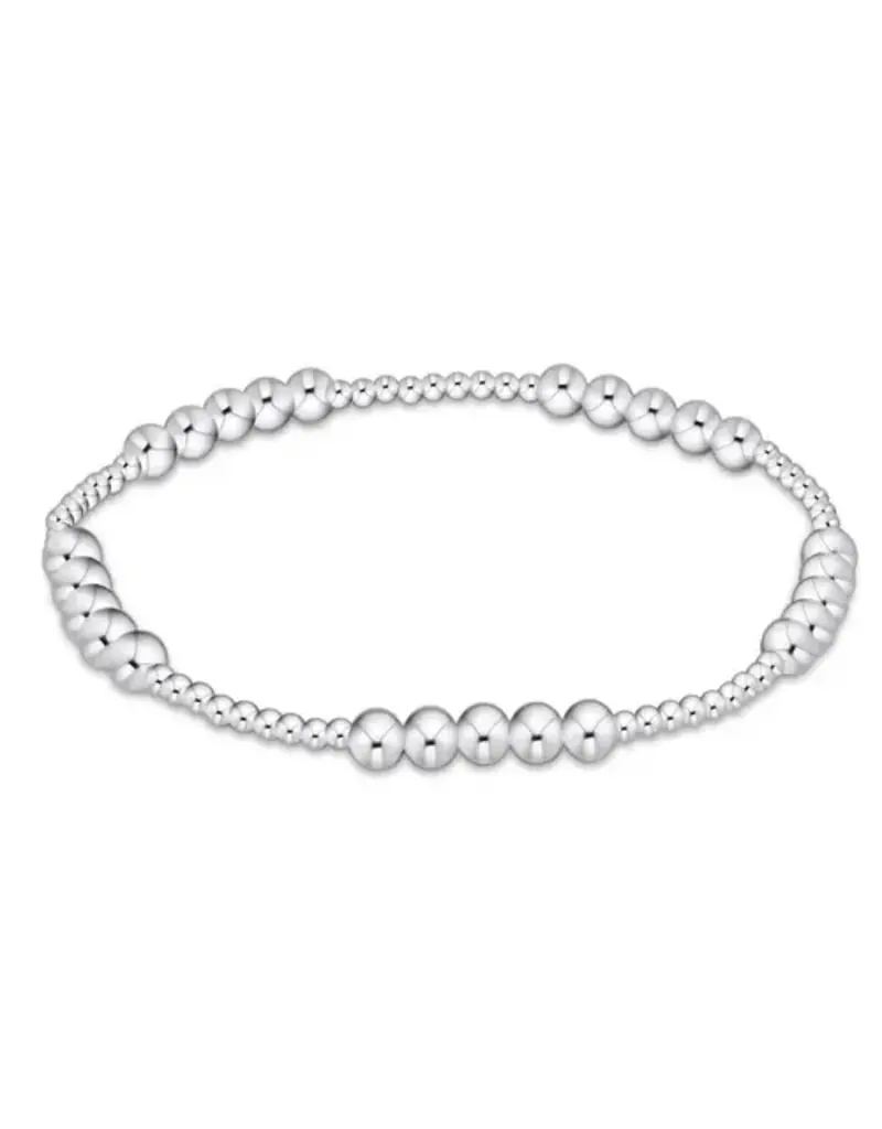 ENEWTON Classic Blissful Pattern 2mm with 4mm Sterling Bracelet