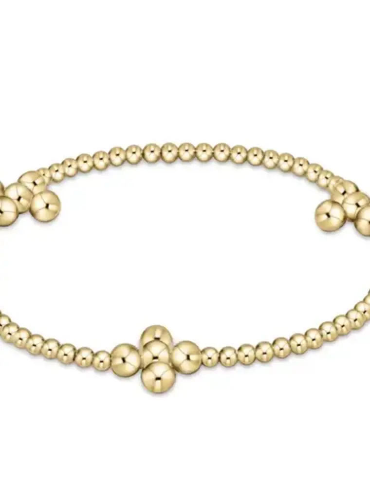 ENEWTON Signature Cross Gold 2.5mm with 4mm Cross
