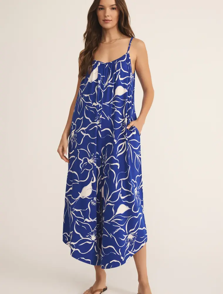 Z Supply Cala Floral Flared Jumpsuit