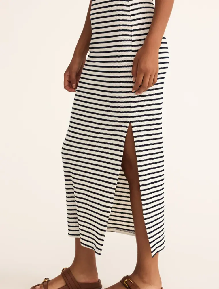 Z Supply Ainslie Stripe Midi Skirt