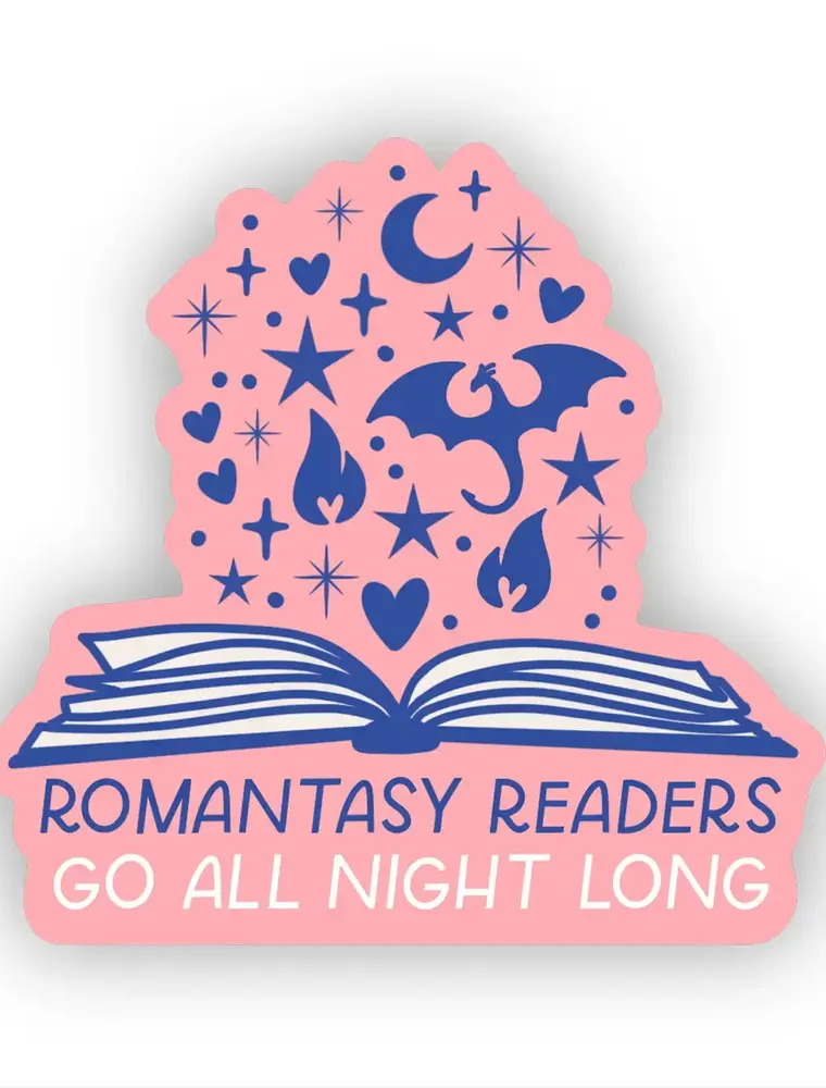 Just Follow Your Art Romantasy Reader Sticker