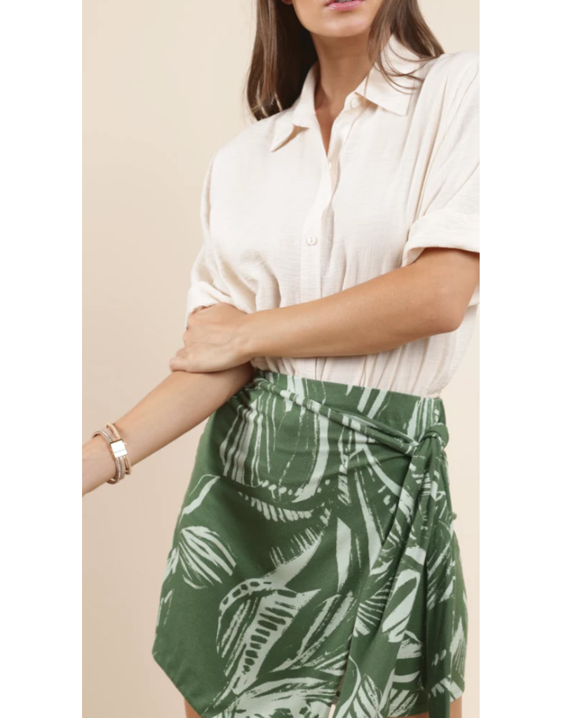Sadie & Sage Prosper Wrap Mini Skirt