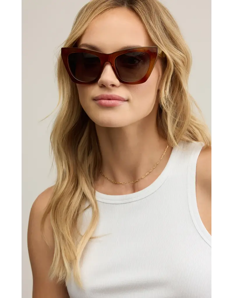 Z Supply Undercover Brown Tortoise-Gradient Polar Sunglasse