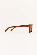 Z Supply Villa Brown Tortoise - Brown Polar Sunglasses
