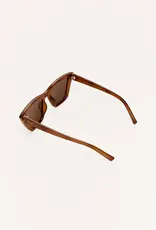 Z Supply Villa Brown Tortoise - Brown Polar Sunglasses