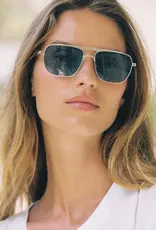 Z Supply Skyline Gold-Gradient Polarized Sunglasses